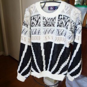 ASPETUCK TRADING CO MEN SWEATER MADE IN USA SZ LARGE NWOT